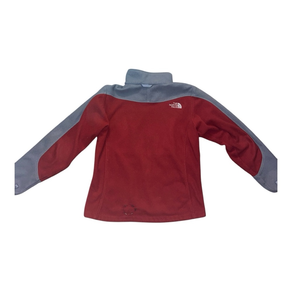 The North Face Women’s Red & Gray Fleece Jacket, Size S